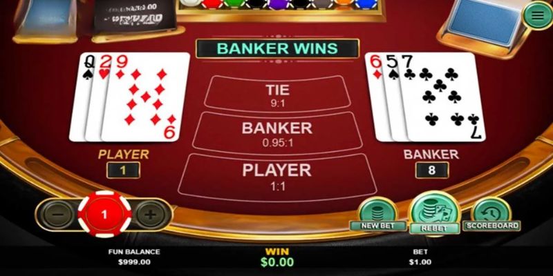 Định nghĩa nhanh về các thế bài Baccarat